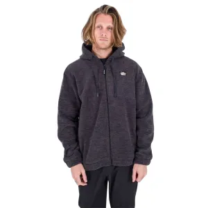 Hurley Canyon Burrito Full Zip Fleece - Dark Stone Grey