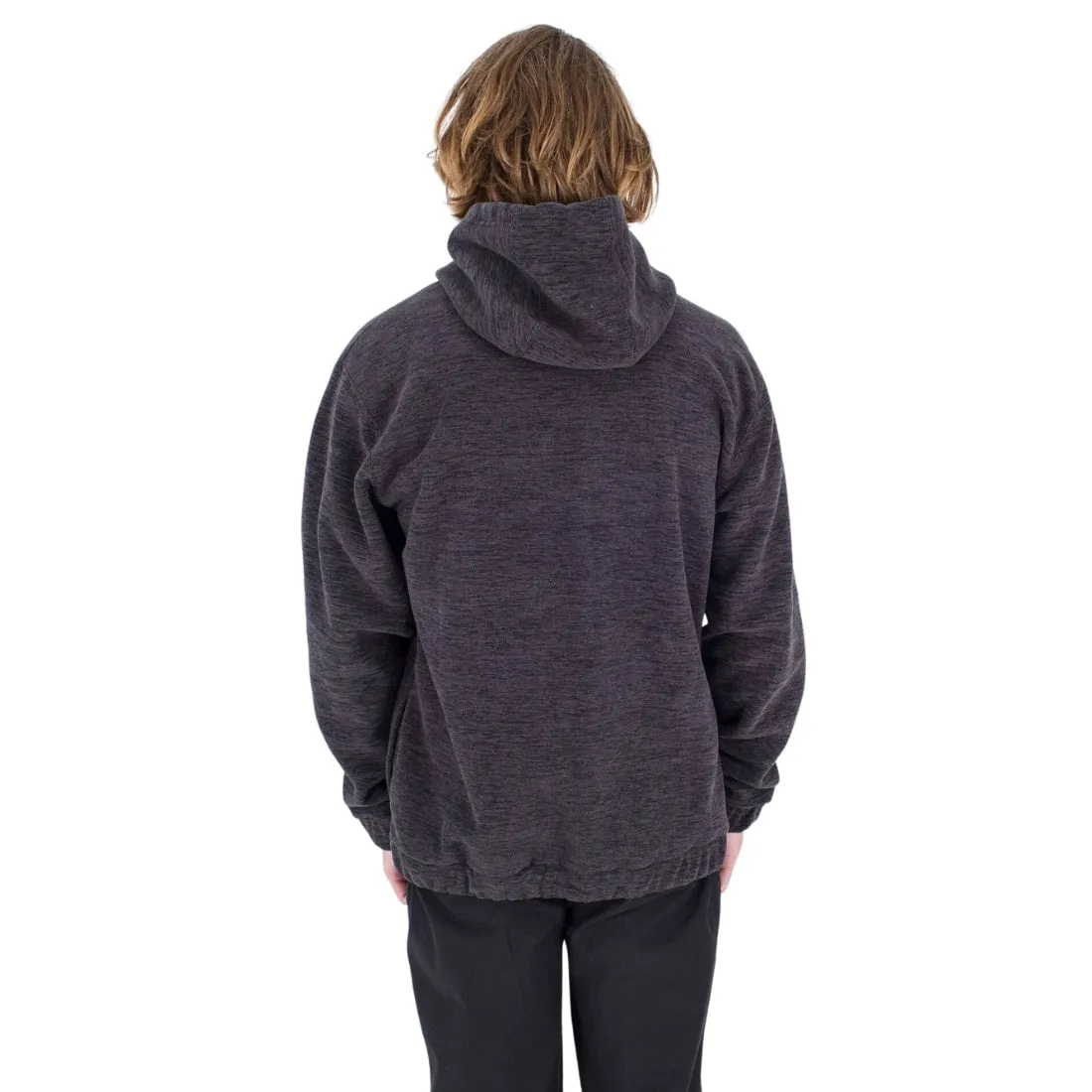 Hurley Canyon Burrito Full Zip Fleece - Dark Stone Grey