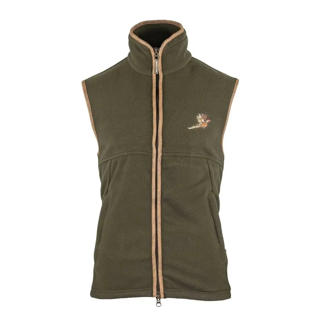 Jack Pyke Countryman Fleece Gilet With Pheasant Motif