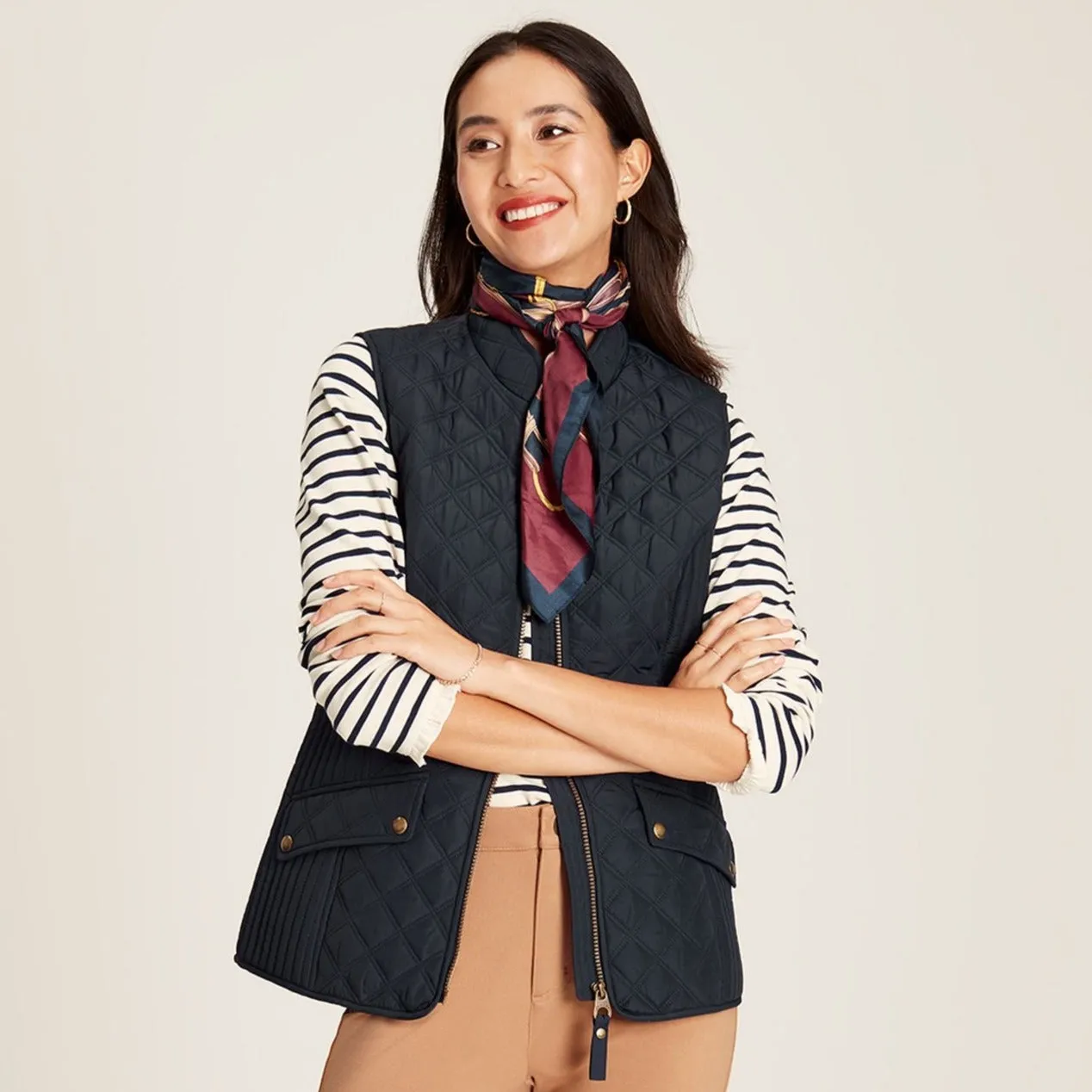 Joules Ladies Minx Quilted Gilet