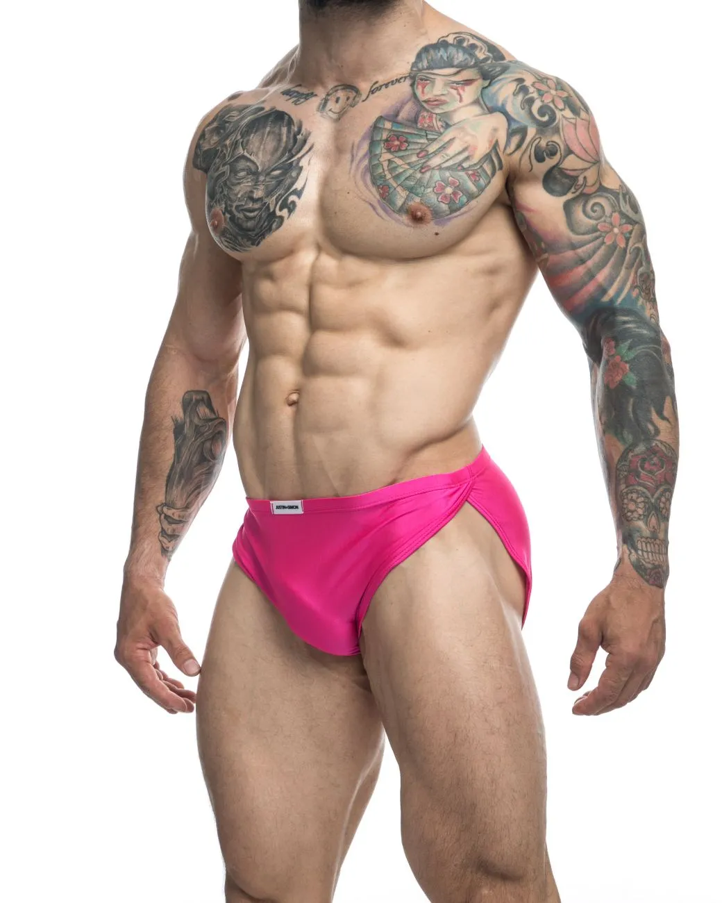 JUSTIN SIMON XSJ09 Running Shorts Color Hot Pink