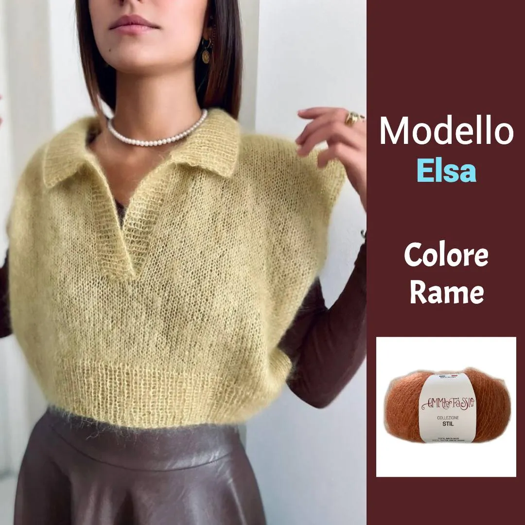 Kit Maglia ai Ferri Elsa Rame