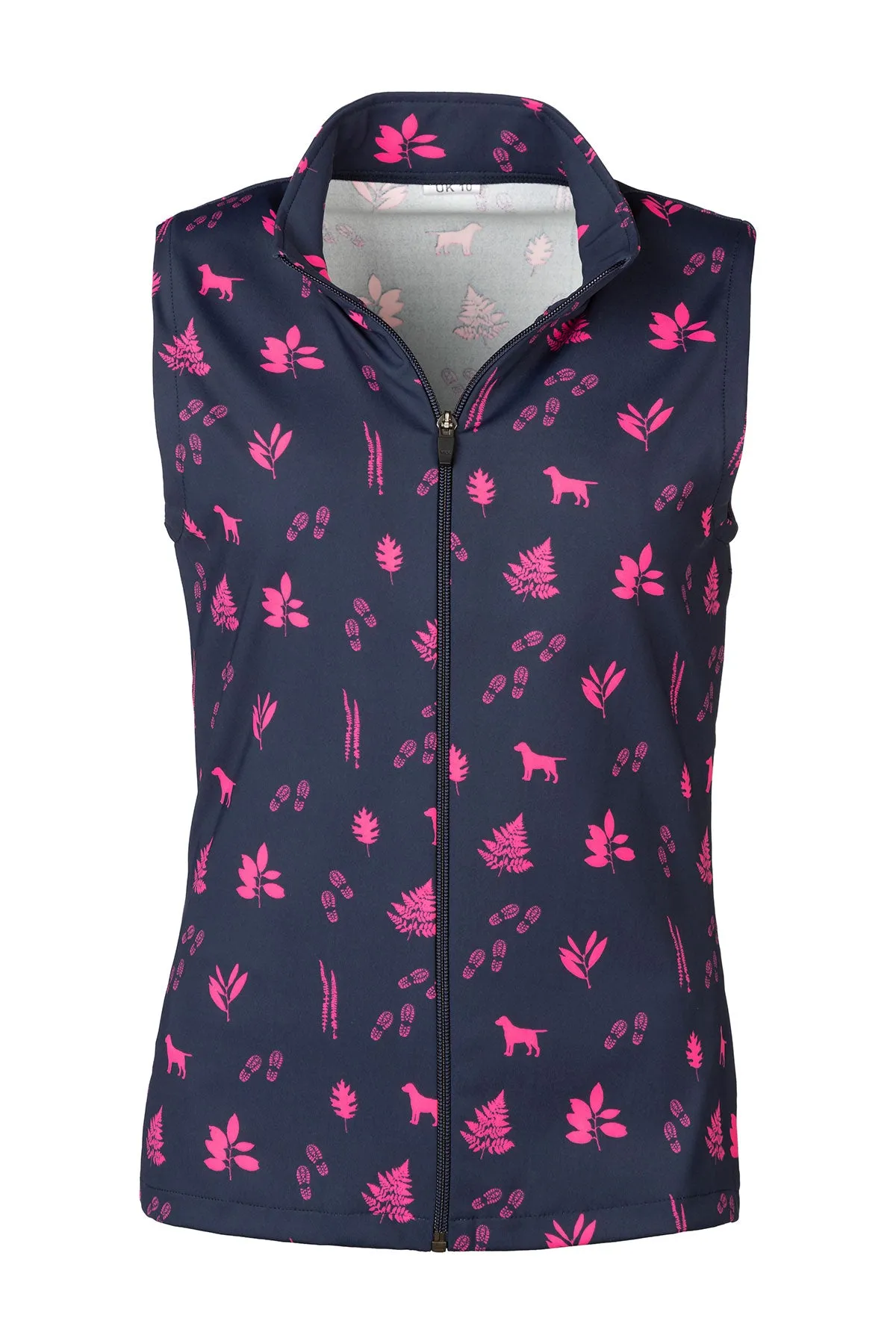 Ladies Patterned Sports Gilet - Skerne