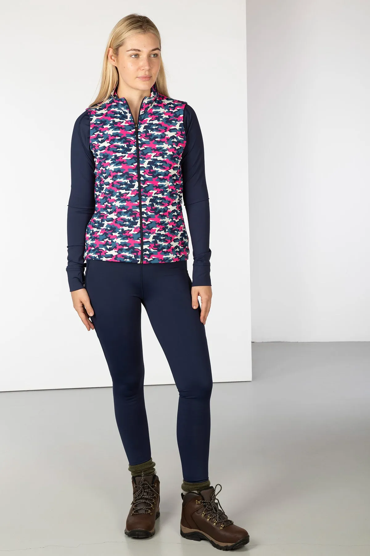 Ladies Patterned Sports Gilet - Skerne