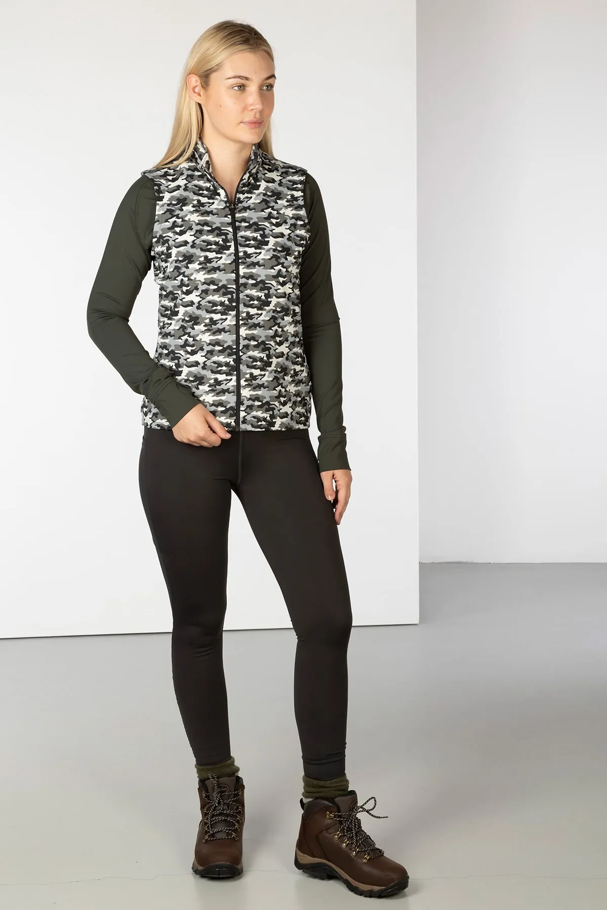 Ladies Patterned Sports Gilet - Skerne