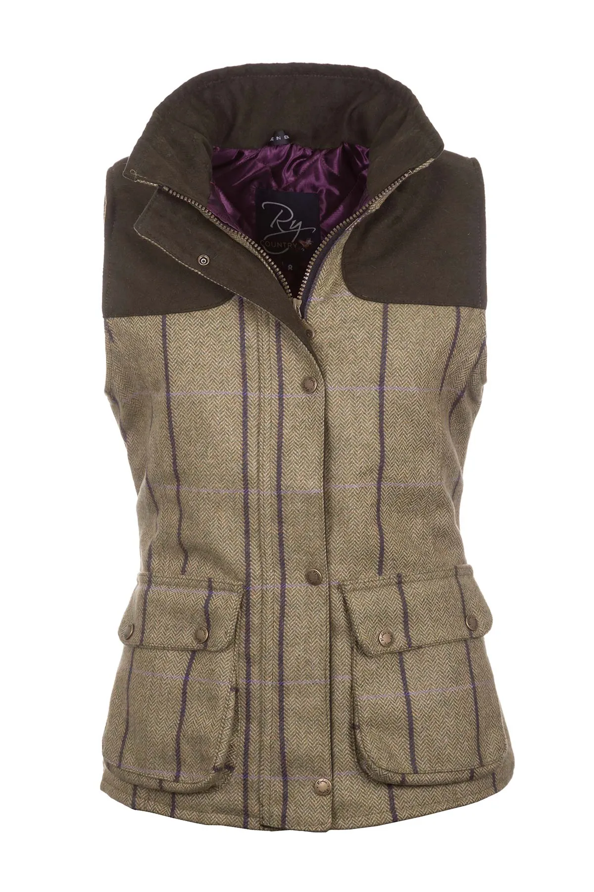 Ladies Tweed Gilet - Bramham II