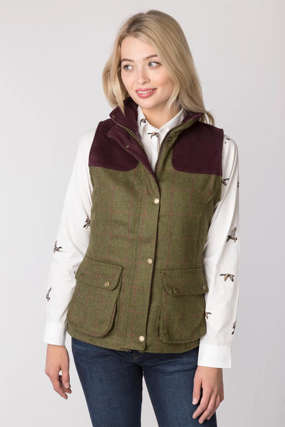 Ladies Tweed Gilet - Bramham II