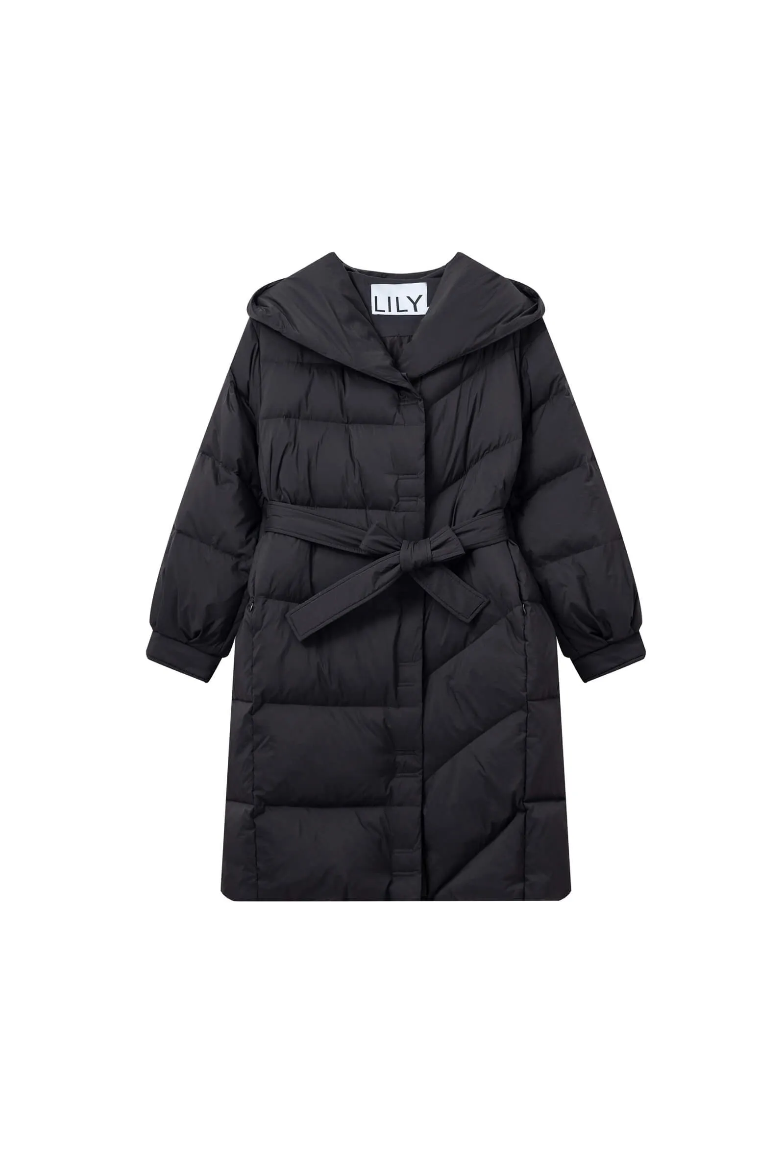 LILY Warm Hooded Down Jacket