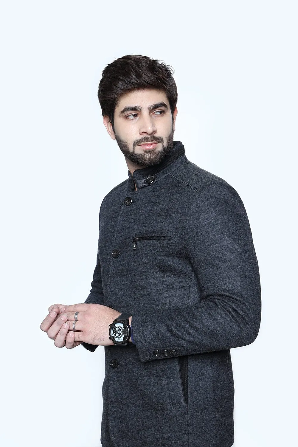 Men Quilted Jacket