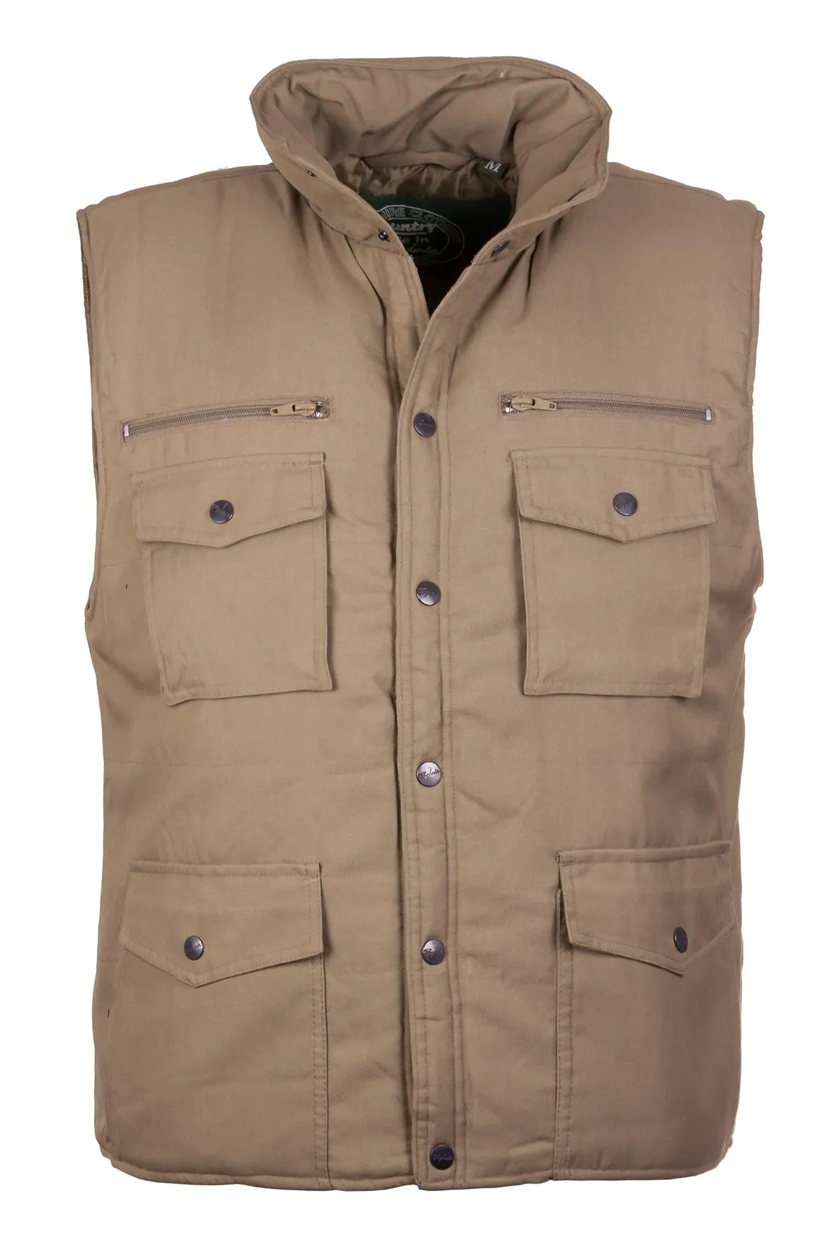 Men's Lightweight Multi Pocket Vest Bodywarmer - 1722