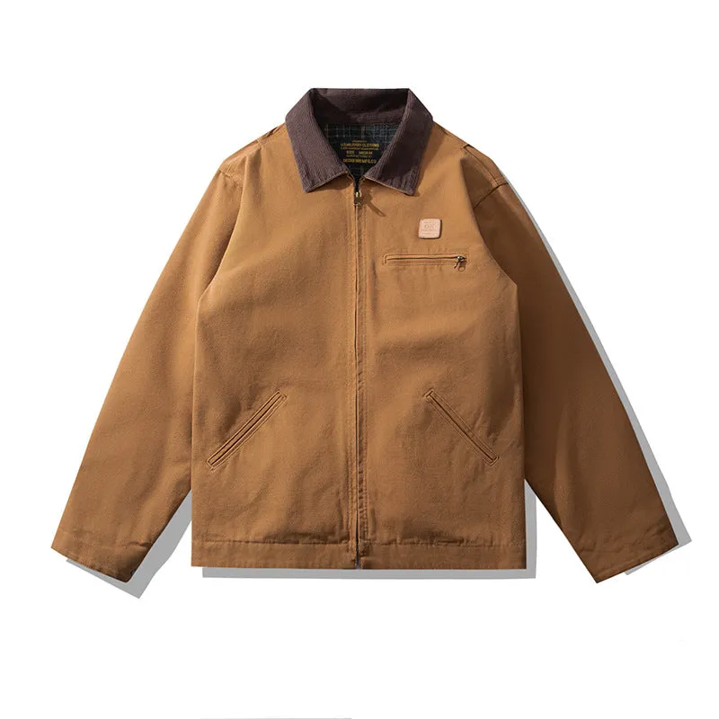 Men's Winter Canvas Thickened Jacket