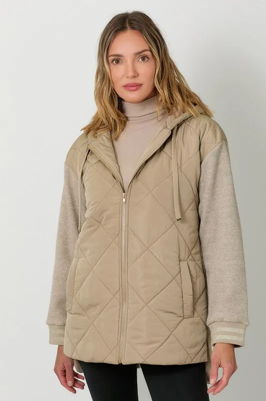 Mix It Up Puffer Jacket