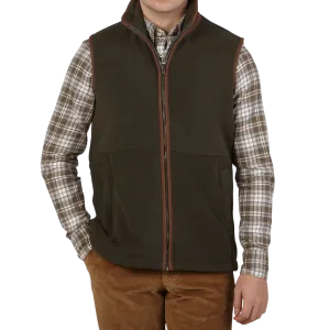 Moss Green Fleece Aylsham Gilet