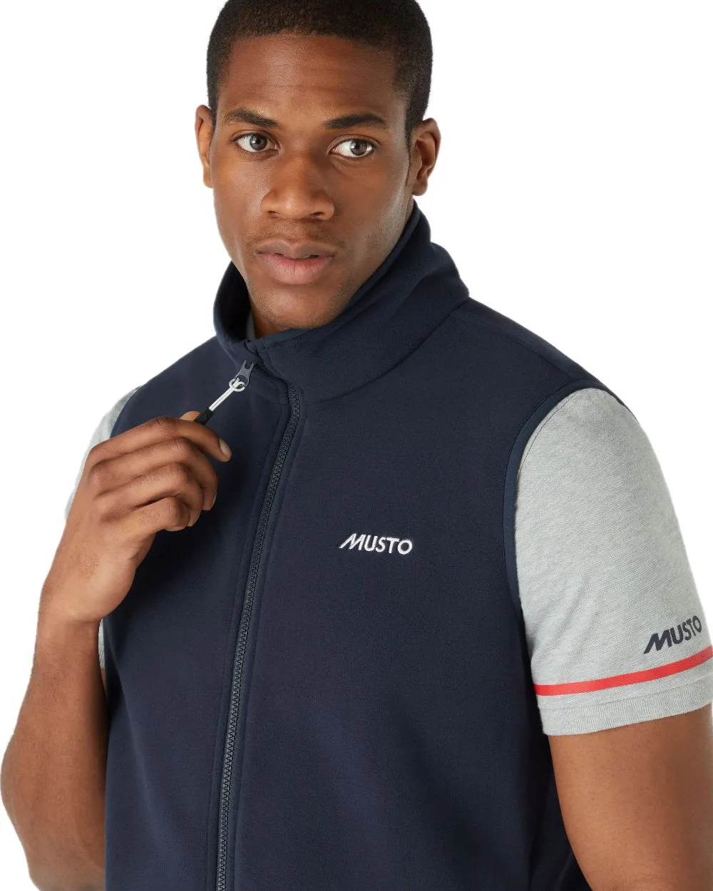 Musto Mens Nautic Polartec Fleece Vest