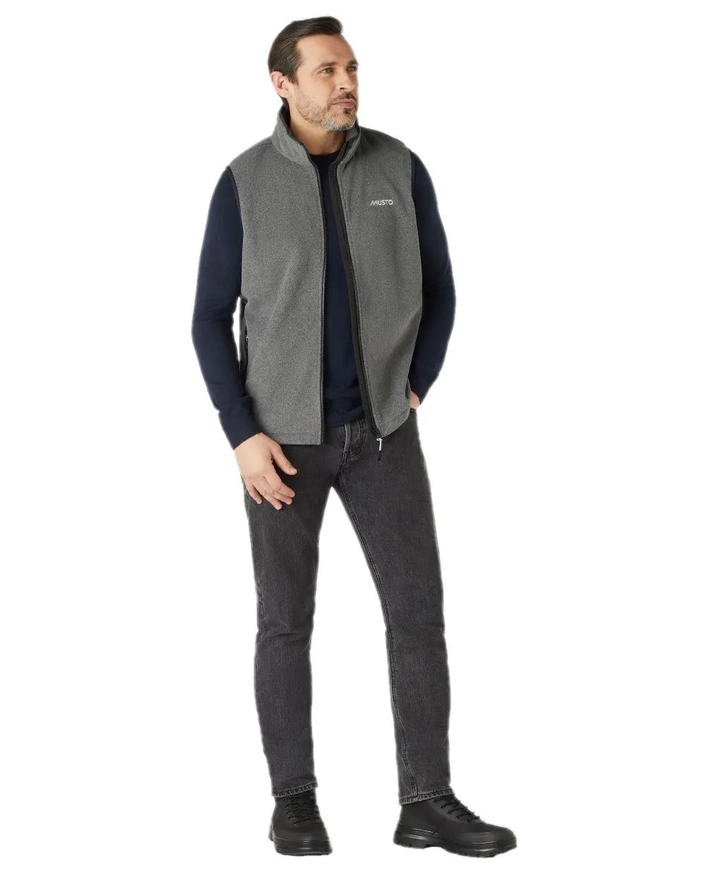 Musto Mens Nautic Polartec Fleece Vest