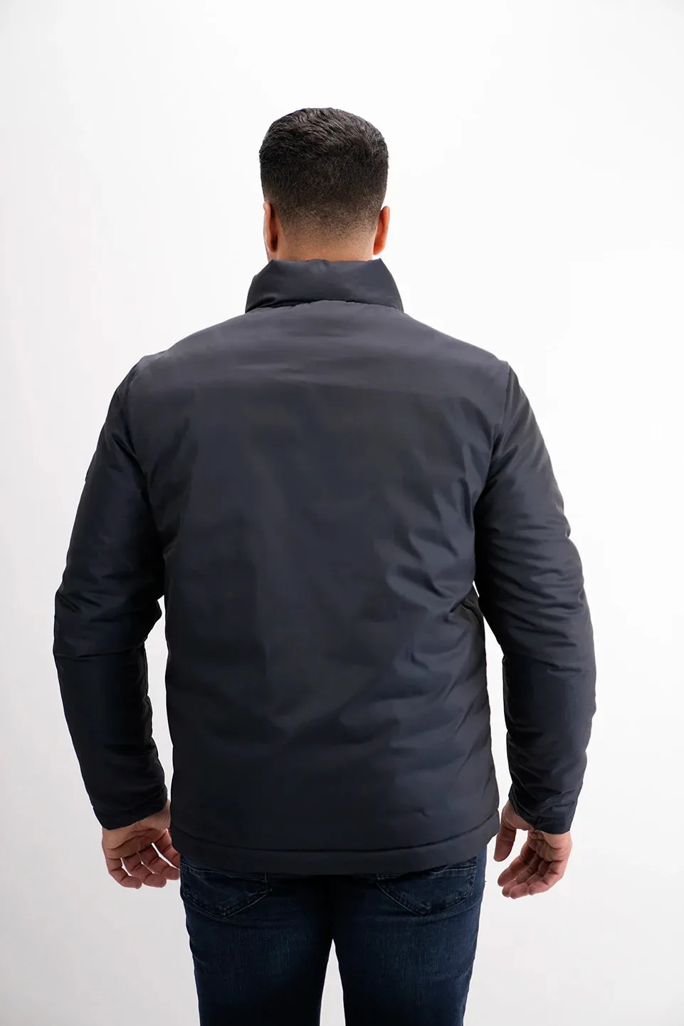 Navy Basic Puffer Jacket