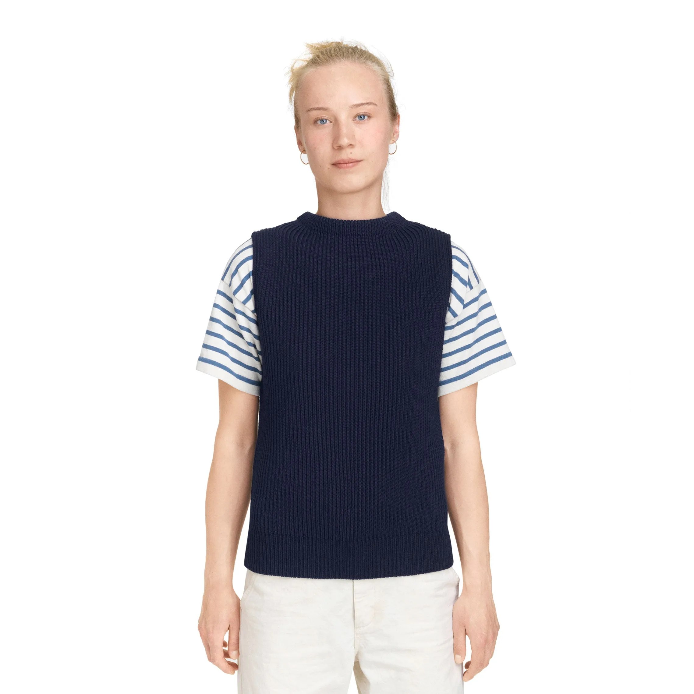 Navy Vest Royal Blue