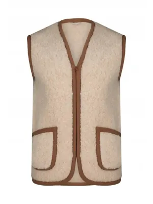 Oatmeal Wool Gillet