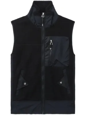 Panelled Wool-Blend Gilet