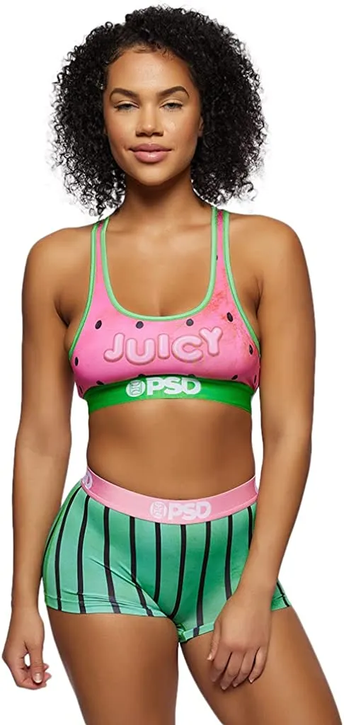 PSD Women's Sports Bra with Stretch Fabric - Multi/Juicy Sb