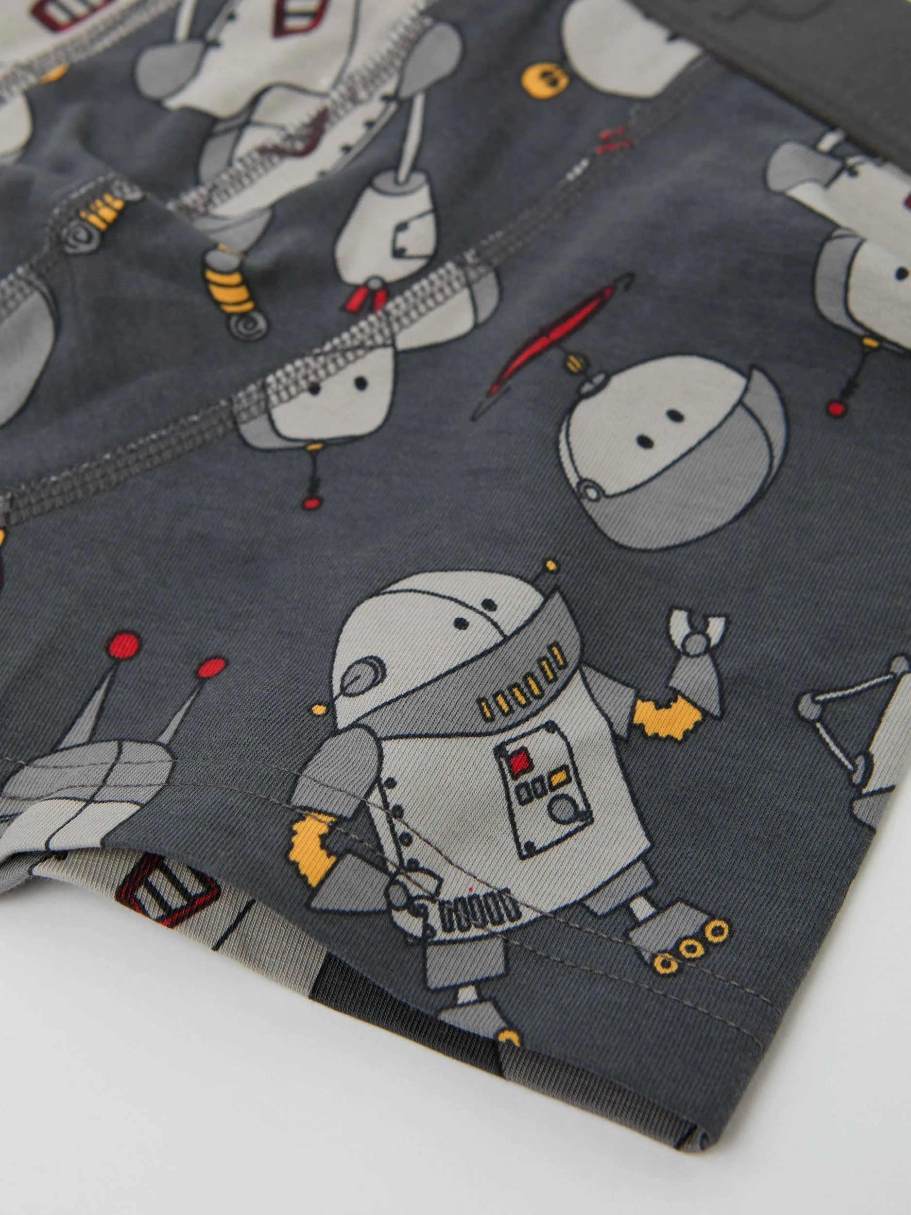 Robot Print Boys Boxers