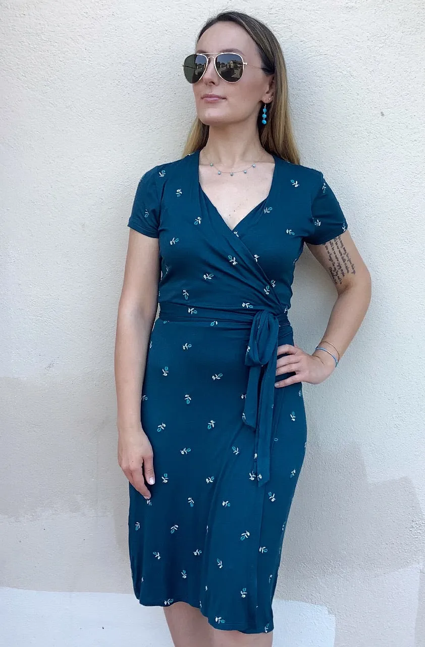 Rosebud Wrap Dress