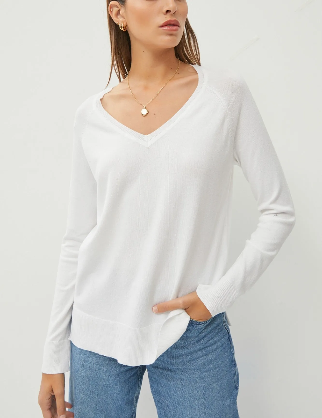 Samara Wide Neck Raglan Top