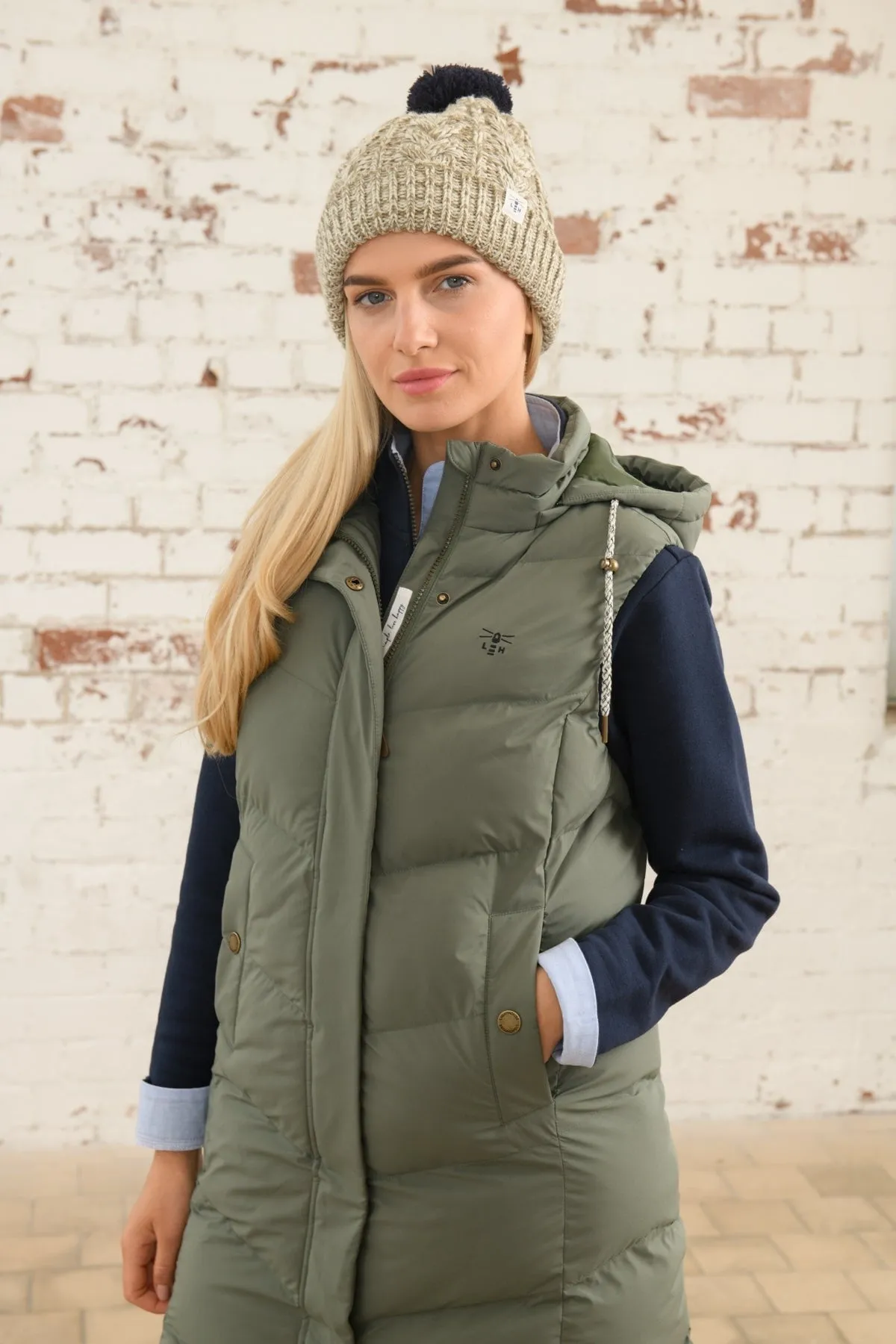 Savannah Gilet in Khaki