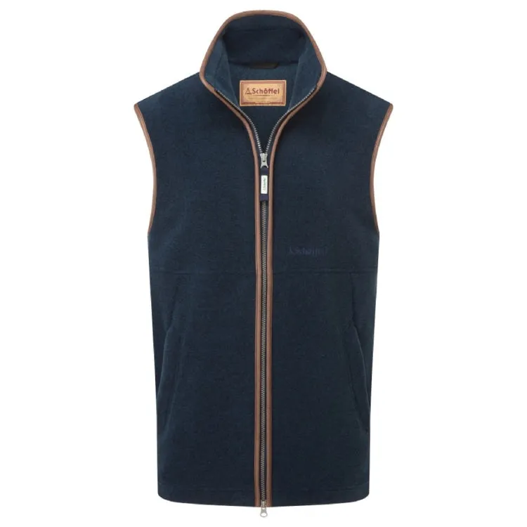 Schoffel Oakham Fleece Gilet - Petrol Blue