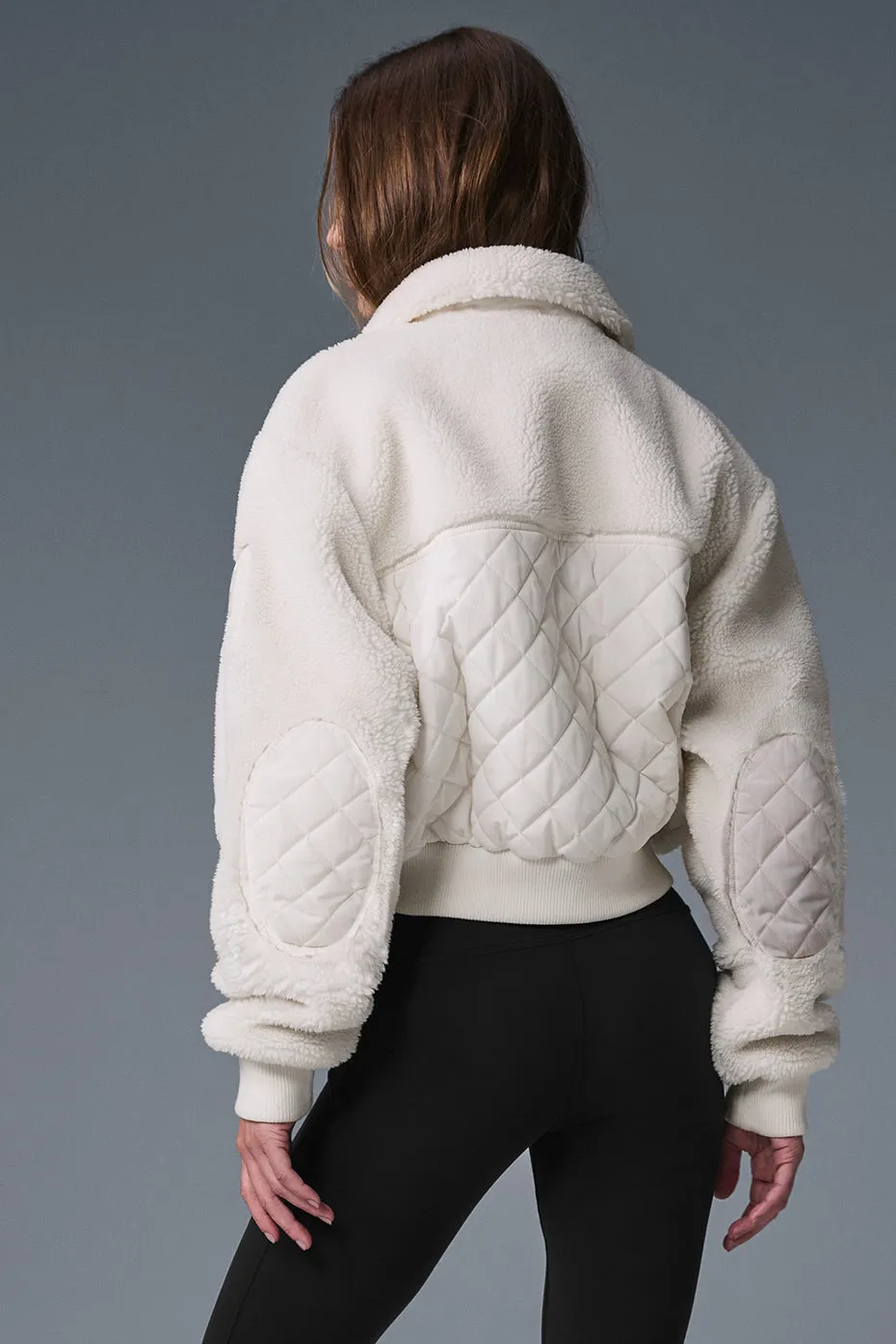 Sherpa Edge Bomber - Ivory