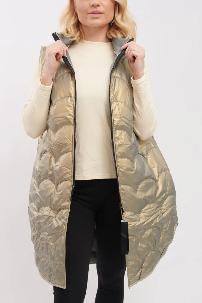 Shimmer Quilted Gilet