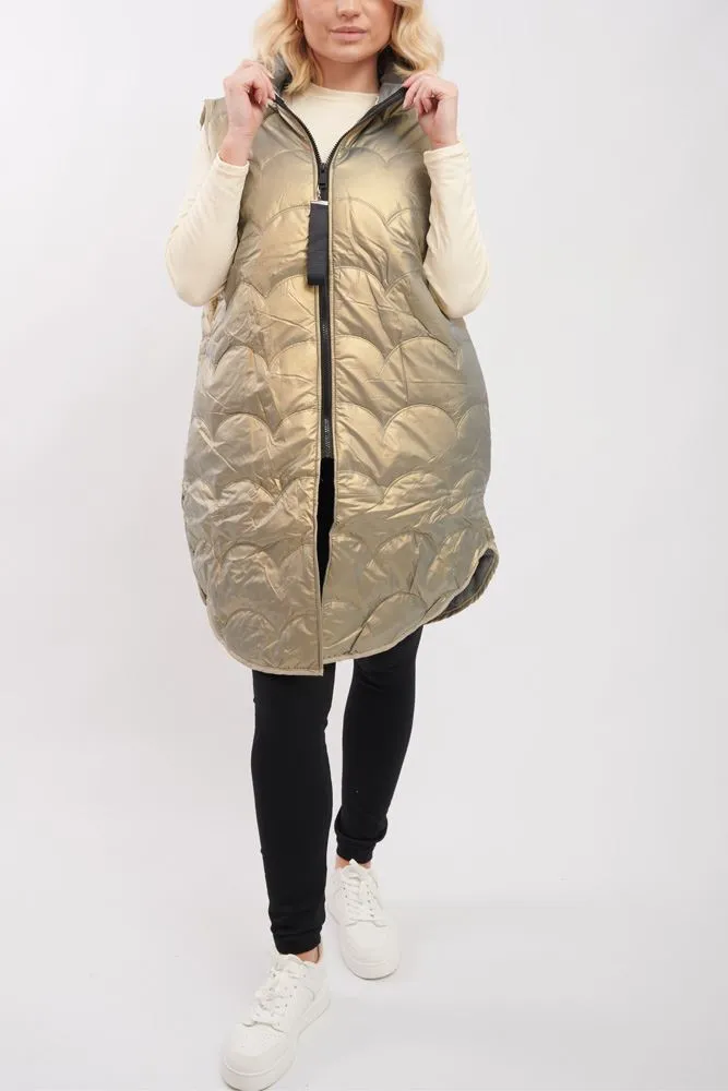 Shimmer Quilted Gilet