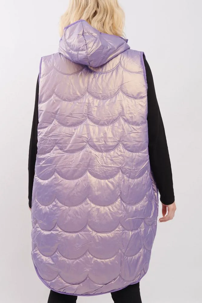 Shimmer Quilted Gilet