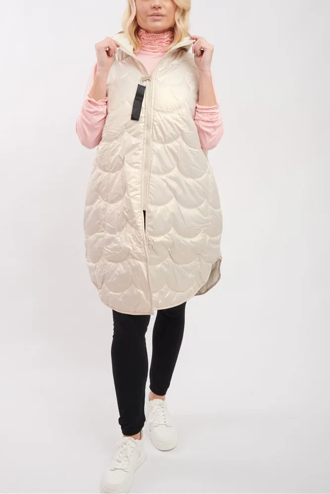 Shimmer Quilted Gilet