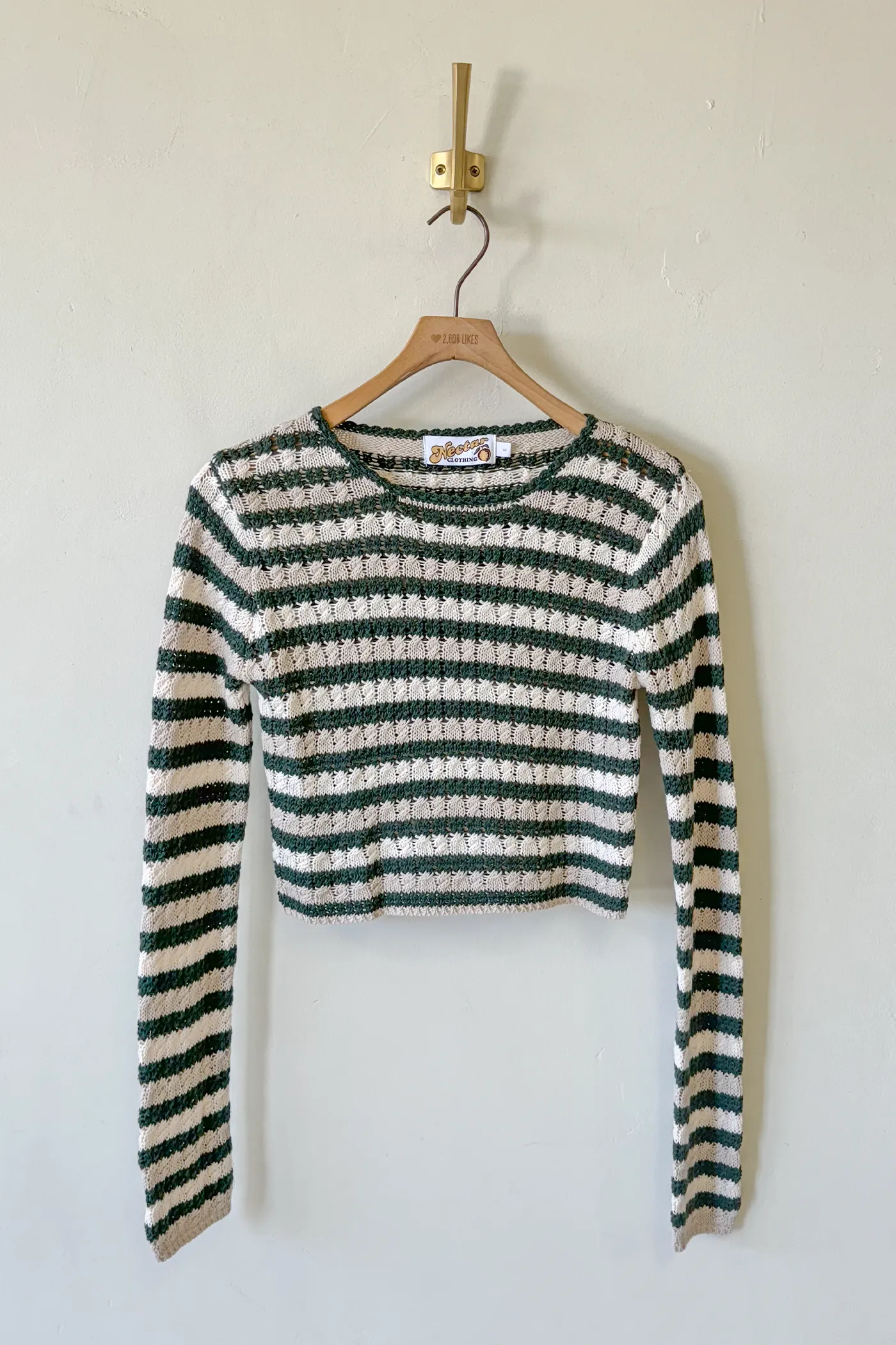 Striped Crochet Sweater