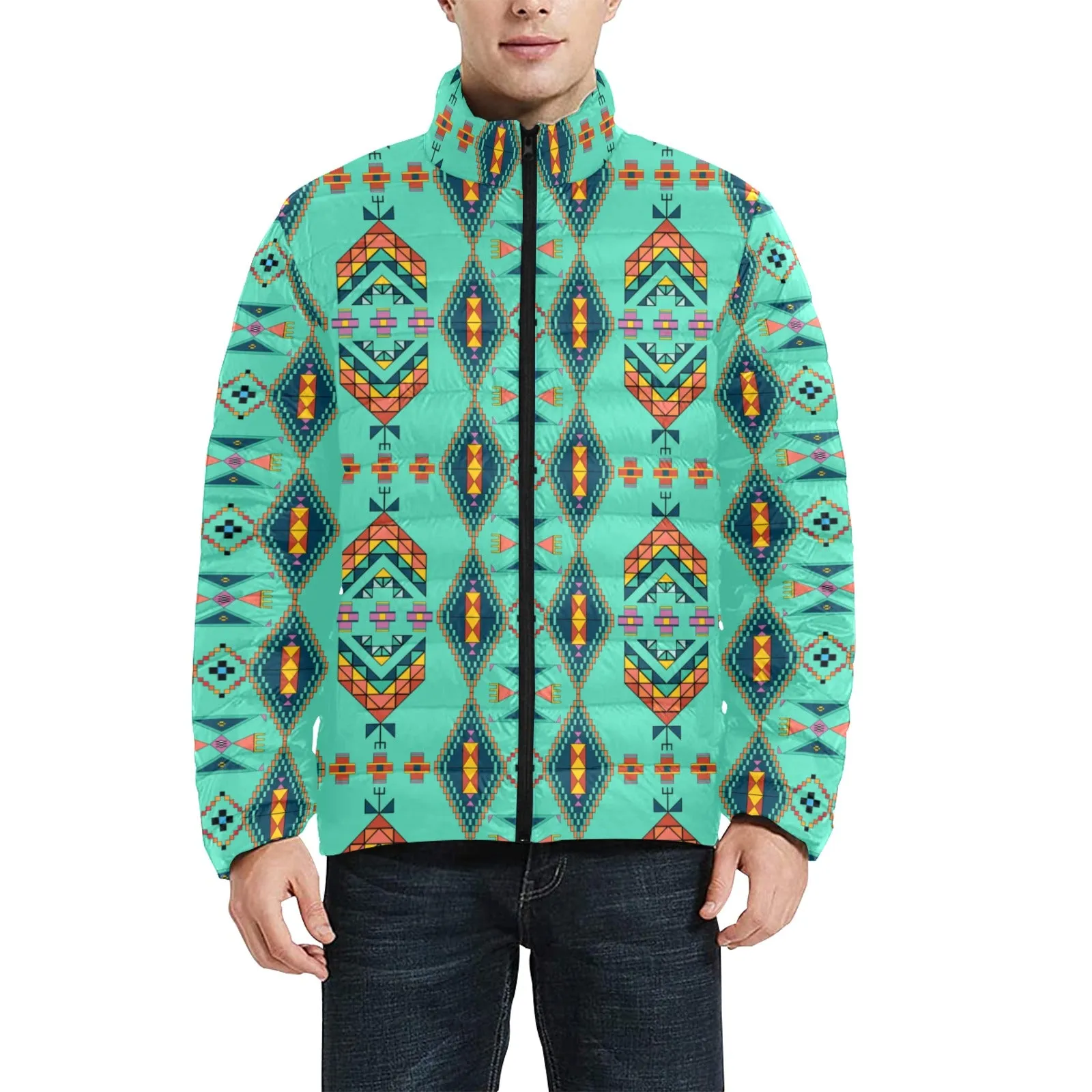 Travois Tipi Smoky Sky Men's Padded Jacket