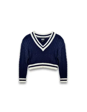 TWEEN BLAIR CROP SWEATER