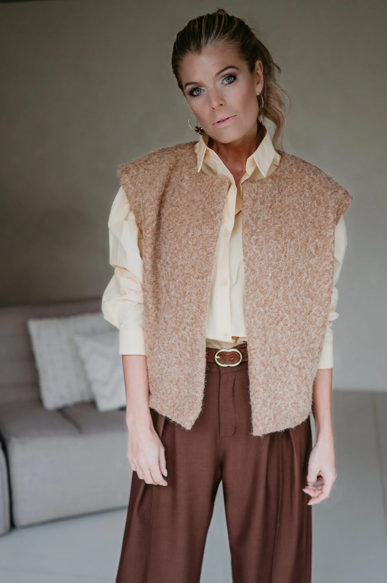 Unici gilet I Camel