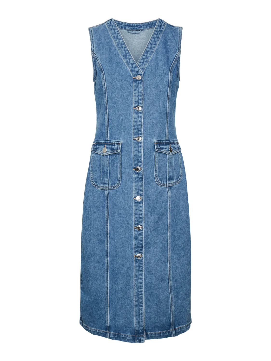 Vero Moda Eden Short-Sleeved Denim Vest