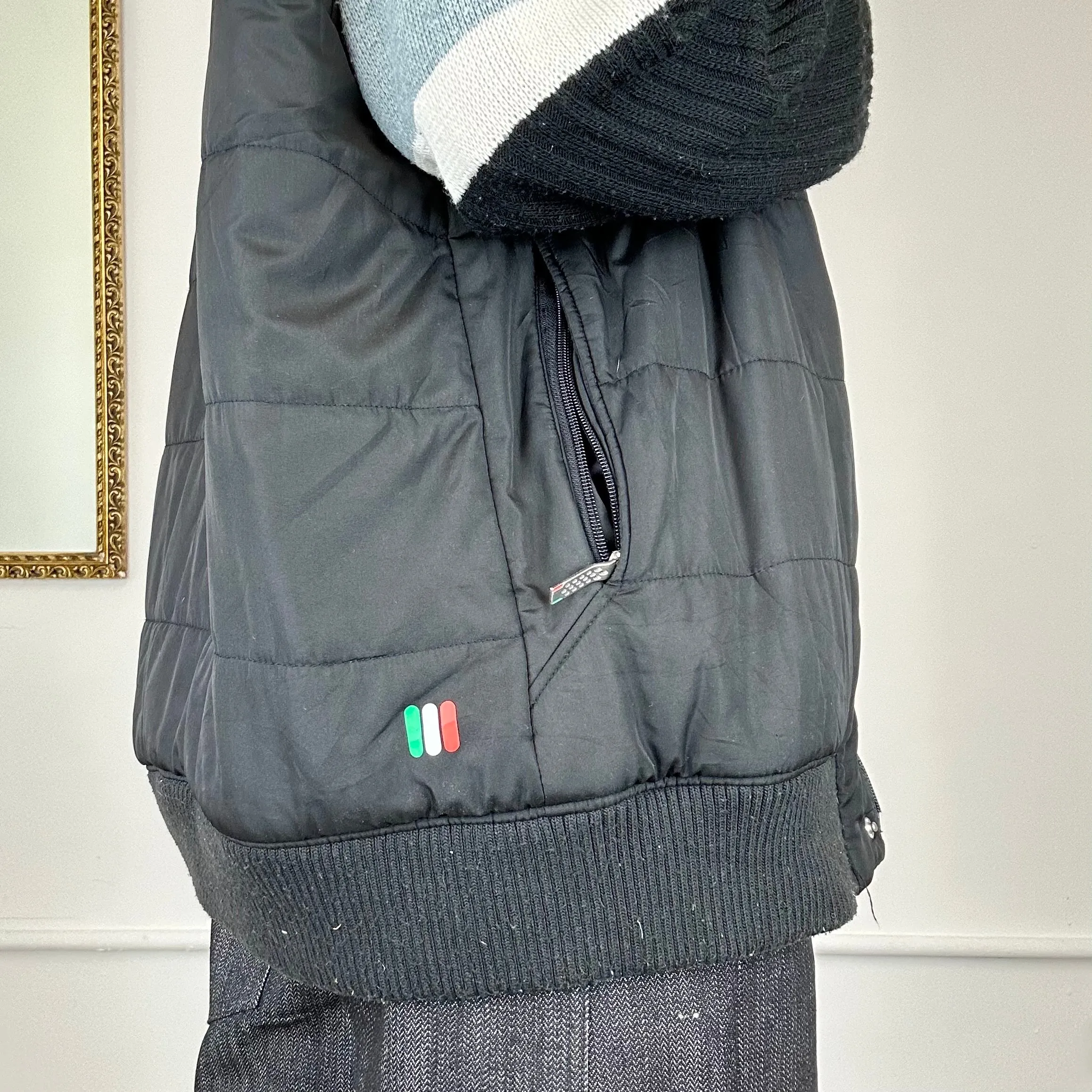 vintage ferrari puffer gilet