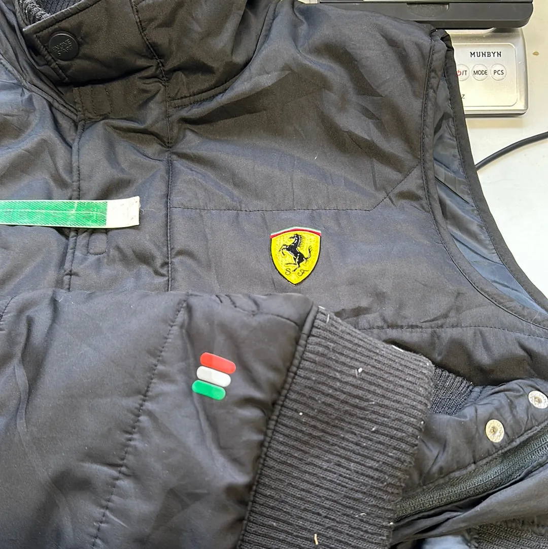 vintage ferrari puffer gilet