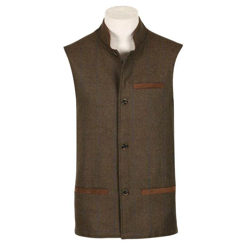 William Powell Tweed Gilet - Braemore