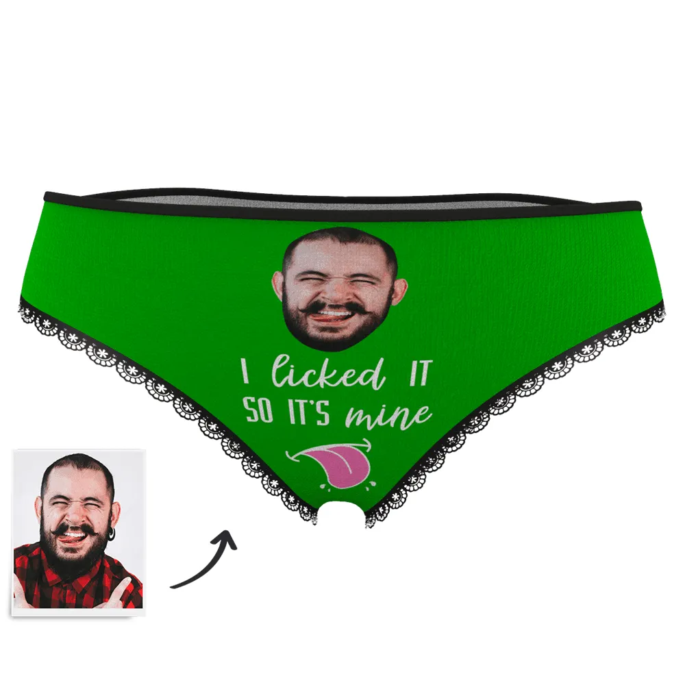 Women's Face On Panties I licked IT SO IT'S mine