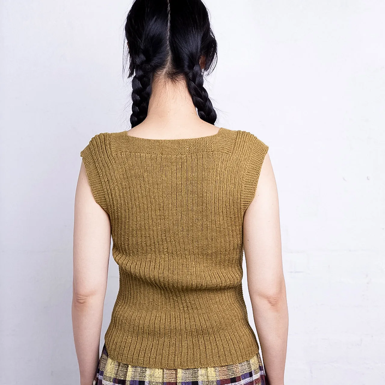 Women's Rico Vest - 100% Baby Alpaca - Pistachio (S-L)