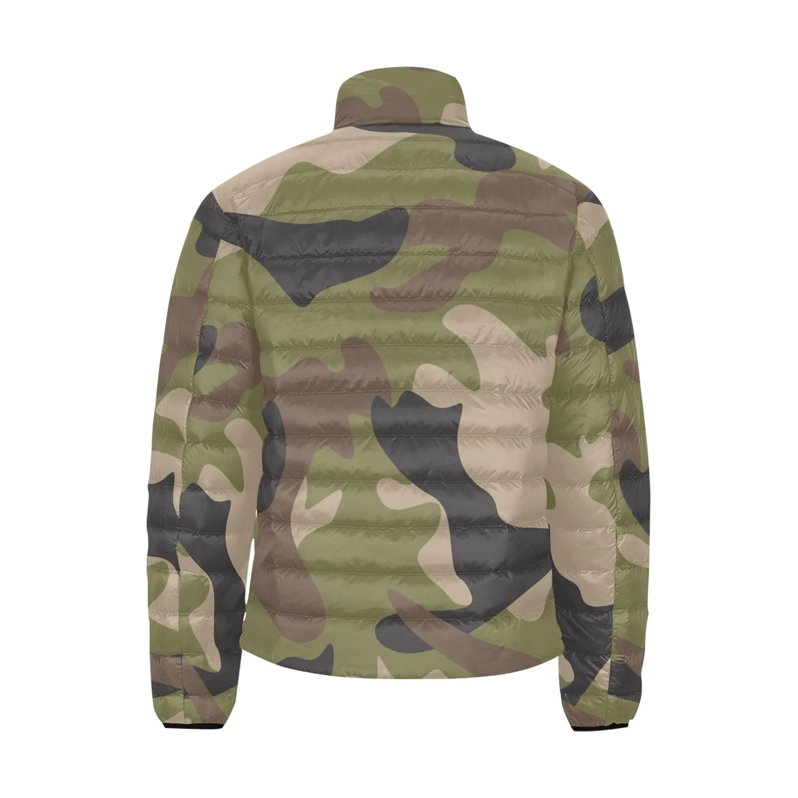 Woodland Camo Lightweight Puffer Jacket